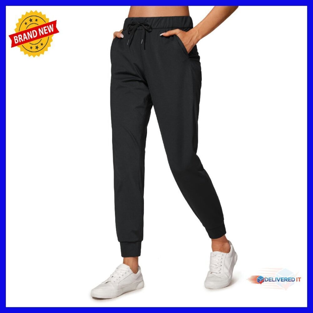 4-Way Stretch Joggers 28" Inseam Athletic Pants with Pockets